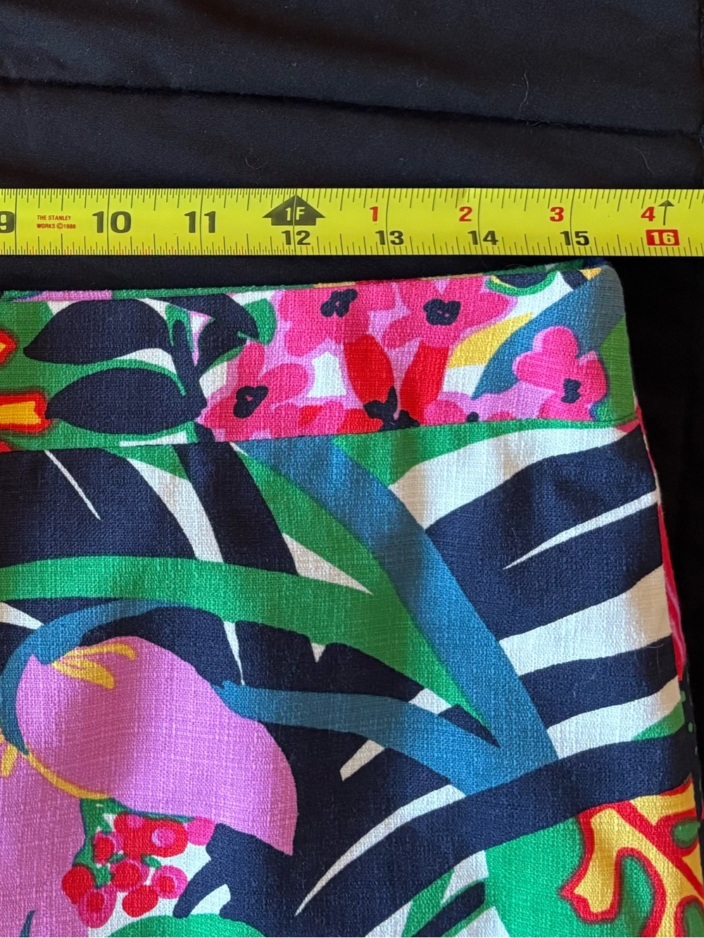 J. Crew Tropical Floral Pencil Skirt - Pink, Green, Yellow, Red, Navy - Picture 5 of 8